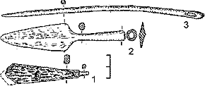 Рис.6 - Залізні стріли та голка