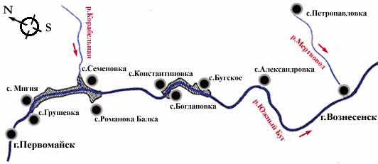 Гранитно-степное Побужье - схема