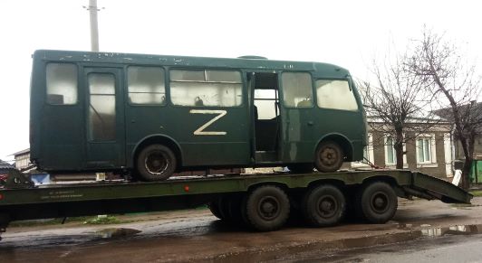 Трофейний автобус піде на потреби військових. Херсонщина, 21 грудня 2022  р.