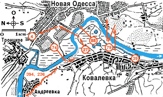 22 марта, Ковалевский плацдарм