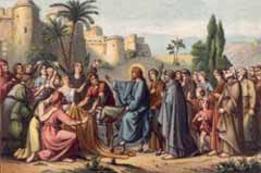 рисунок: Вьезд Христа в Єрусалим