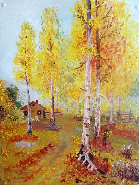 Картина А.Абалова, холст, масло