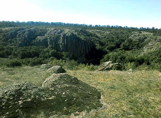 Петропавловский каньон, Гранитно-степное Побужье